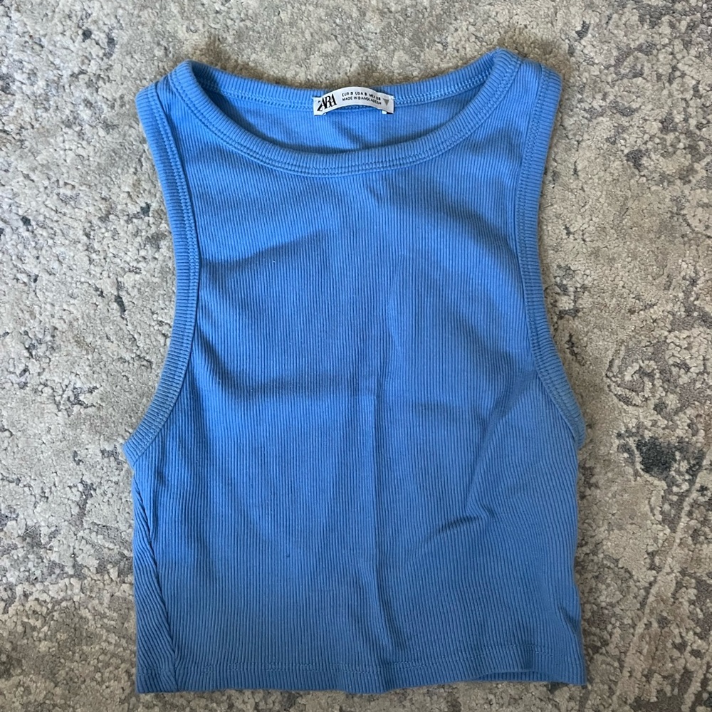 Zara Blue Tank